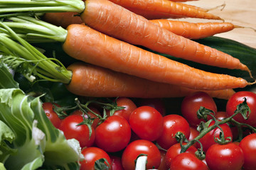 Set of different vegetables