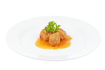 Fresh meatballs