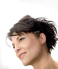 Beautiful Italian Woman smiling