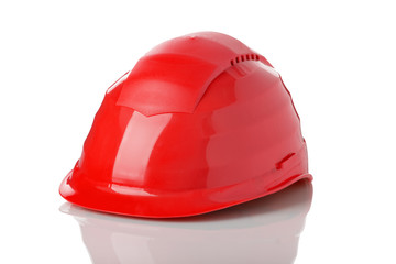 Fototapeta premium roter schutzhelm