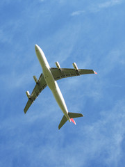 Airplane in the sky