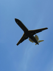 Airplane in the sky
