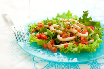 Grilled calamari