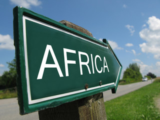 AFRICA road sign