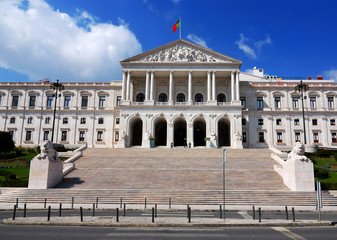 Fototapeta na wymiar Lizbona Parlament