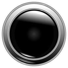 button black on a white background vector eps10