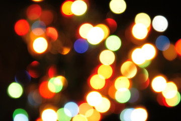 Obraz premium xmas lights background
