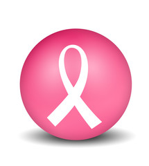 breast cancer white ribbon