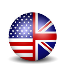 USA & UK Flag