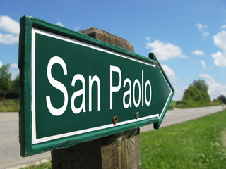 SAN PAOLO road sign