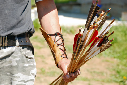 Archer with arrows