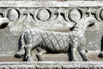 Lamb frieze, Hagia Sophia, Istanbul