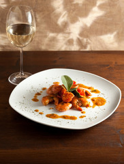 Code di Gamberi al Pomodoro