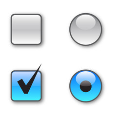 icona check radio button