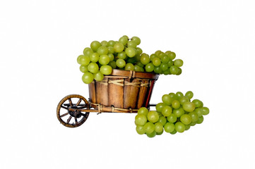 grapes in the cart