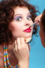 Obraz premium girl's make up