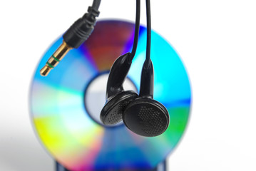 earphone and DVD
