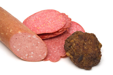Wurst und Fleischküchle