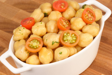 chickpeas with cherry tomatoes