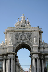 Fototapeta na wymiar Porte à Lisbonne