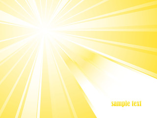 Sunburst vector with place for your text. NEW.