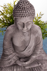 Buddha mit Bambus