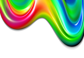 Vernice Colata Multicolore-Multicolored Paint Background