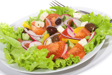 fresh vegetable salad