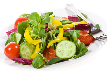 fresh vegetable salad