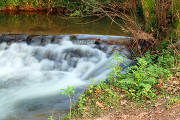 Flowing water the river in Portugal