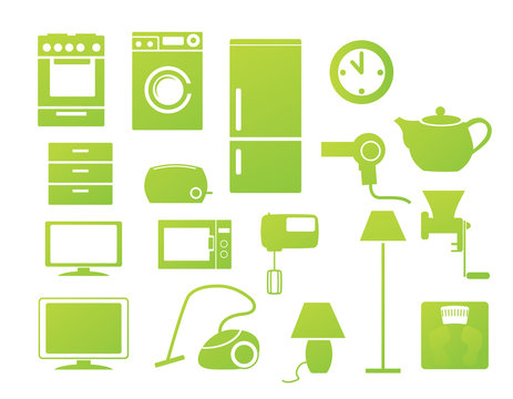 Household objects icons