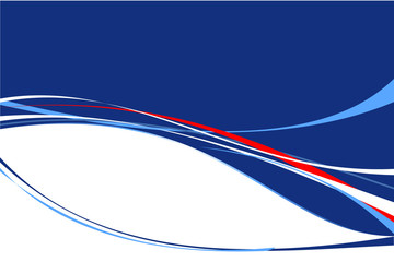 blue lines background with red