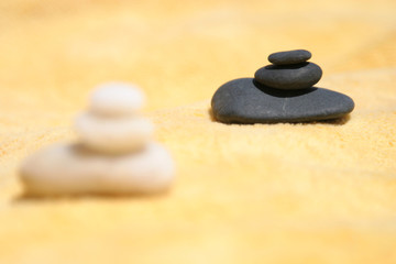 Fototapeta na wymiar zen stones spa background