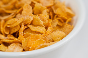 Bowl of corn flakes
