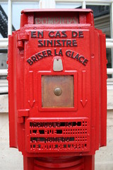 Borne alerte pompiers