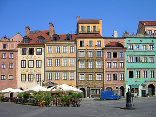 Obraz premium Rynek, Warszawa