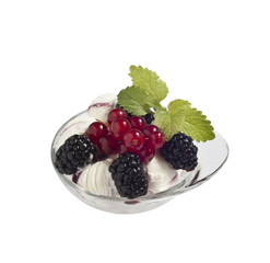 Ice cream with berries 4