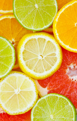 Fototapeta premium Mixed citrus fruit