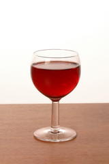 glass of red wine - 22590952