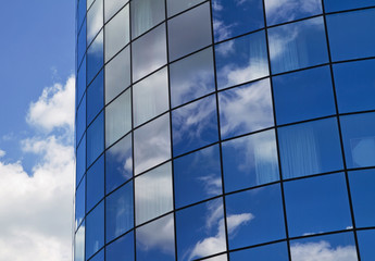 Modern building windows