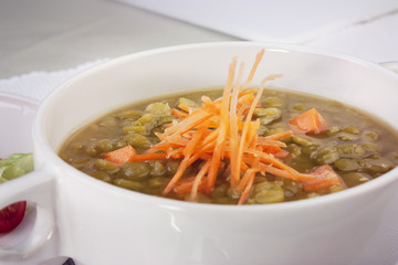 Pea Soup with Carrots