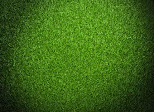 Fu&szlig;ballrasen Vignette 3d