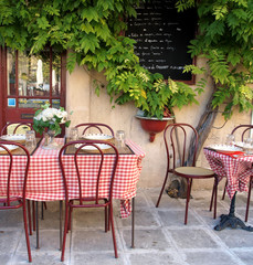 French cafe in Provence