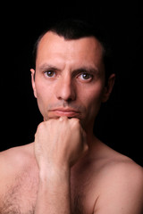 Naklejka premium sexy casual man