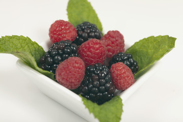 Blackberries and Raspberries