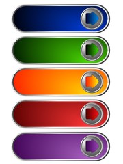 colored buttons