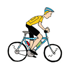 Naklejka premium Maillot Jaune