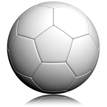 Blank soccer ball