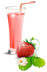 strawberry milkshake