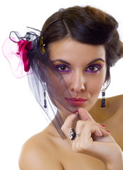 Obraz premium beautiful woman's face